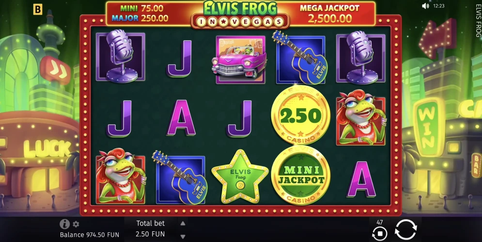 Elvis Frog in Vegas demo